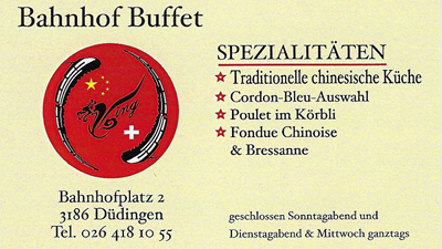 Logo Bahnhof Buffet Düdingen